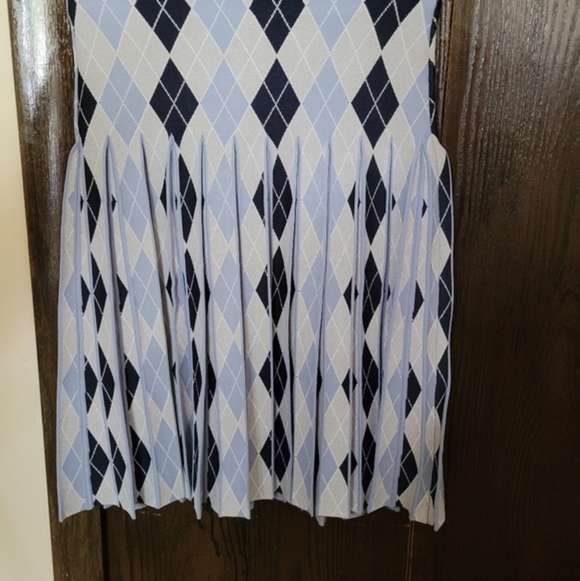 Apparallel Infinity Argyle Plaid Skirt Medium New - Picture 6 of 9